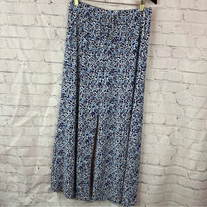 draper's & damon coastal spirit knit wide leg poly blend pull on pants sz large